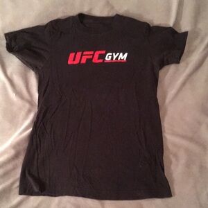 UFC Black and Red Short Sleeve Tee